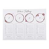 SB Design Studio SIPS Wine Tasting Placemats, 24-Count, Paper