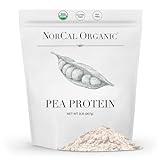 NorCal Organic - Premium Pea Protein Isolate - 100% Vegan and Organic - UNFLAVORED - Bulk 2lbs