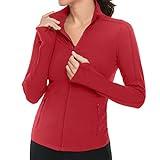 VUTRU Women's Workout Yoga Jacket Full Zip Running Track Jacket