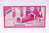 Girl's Favorite/Gloria Bedroom & Make-up Table Play Set Doll Furniture (No. 3014)