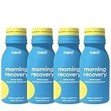 More Labs Morning Recovery Natural Lemon Flavor Electrolyte & Milk Thistle Drink 4 Pack | Hydrate While Drinking | Highly Soluble Liquid DHM