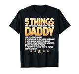 Funny 5 Things You Should Know About My Daddy Father's Day T-Shirt