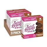 Sweet Loren's Vegan Breakfast Biscuits | Chocolate | 4g Protein, 19g Whole Grains | Plant Based, Gluten Free, Dairy Free, Nut Free Snacks | 3 Pack (15 Total Biscuits, 1.6 ounce each)