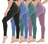 CAMPSNAIL Women High Waisted Leggings - Soft Tummy Control Slimming Yoga Pants for Workout Athletic Running Reg & Plus Size