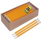 1InTheOffice #2 Wooden Pencil, Woodcase Pencils HB (#2), Black Lead, Yellow Barrel - 36/Pack (36)