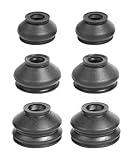 UBOG 6PCS Ball Joint Boot,Car Accessories Rubber Joint,Dust Boots Cover,Turn To Rod Arm Ball Joint Head Dust Protection Rubber Cover,Ball Joint Rubber Dust Boot Covers,Suitable to Most Vehicles