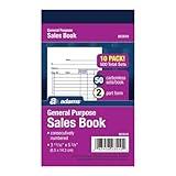 Adams General Purpose Sales Book, Carbonless, (Pack of 10) (DC3510)