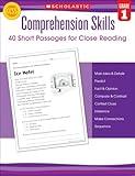 Comprehension Skills: Short Passages for Close Reading: Grade 1