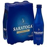 Saratoga Sparkling Spring Water Bottle PET, 16 Oz, 6-Pack