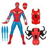 Marvel Spider-Man Thwip Blast Spider-Man Action Figure with Accessories, 11-Inch-Scale Super Hero Toys for Kids Ages 4 and Up