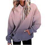 Ashowlaco Prime Today'S Deals, Marketplace, Hoodies Y2K, Sweatshirt For Women, Casual Hoodies Long Sleeve Solid Lightweight Pullover Loose Tops With Pockets (C-C, Xxl)