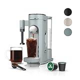 Ninja Pods & Grounds Specialty Single-Serve Coffee Maker, K-Cup Pod Compatible, Built-In Milk Frother, 6-oz. Cup to 24-oz. Travel Mug Sizes, Iced Coffee Maker, Glacier Blue, PB051GB