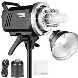 Godox MS300 Compact Studio Flash 300W 2.4G Wireless Monolight with 150W Modeling Lamp,Outstanding Power Output Stability,Anti-Preflash,Bowens Mount,5600±200K CCT,0.1～1.8S Recycle Time