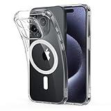 ESR for iPhone 15 Pro Case, Compatible with MagSafe, Military-Grade Protection, Resists Yellowing and Scratches, Magnetic Phone Case for iPhone 15 Pro, Zero Series, Clear