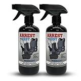 Arrest My Vest Military and Police Grade Odor Eliminating Spray for Body Armor Odor, Tactical Gear. Safe on K9's. Safe on All Ballistic Vests and Fabrics - Midnight Fragrance - 2 16 oz Bottles