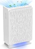 AromaRoom True HEPA H14 Air Purifier for Large Room Up to 2100 Sq Ft, Air Purifiers for Home Bedroom with Air Quality Sensor, Filters Up to 99.99% of Pet Dander, Pollen, Allergens, Dust, Odors (White)