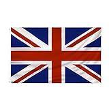 United Kingdom Flag UK Flag 3x5 FT Union Jack FLAG Polyester Flags outdoor indoor Canvas Header and Double Stitched with two Brass Gromme