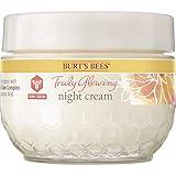 Burts Bees Truly Glowing Night Cream - Dry Skin Unisex 1.8 oz, White