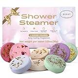 BLRIET Shower Steamers Aromatherapy Stocking Stuffers Christmas Gifts for Women 8 PCS, Shower Bombs Gifts for Mom with Lavender Fruit Natural Essential Oils, Self Care Gifts for Women & Lover