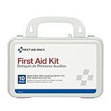 First Aid Only 6060 10-Person Emergency First Aid Kit for Office, Home, and Worksites, 57 Pieces