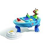 Step2 Fiesta Cruise Sand & Water Table, Kids Activity Sensory Playset, Summer Outdoor Toys, 10 Piece Toy Accessories, for Toddlers 2+ Years Old