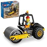 LEGO City Construction Steamroller Toy Playset, Fun Gift, Construction Toy Set for Kids Aged 5 Years Old Plus, Model Truck with a Worker Minifigure, Imaginative Play for Boys and Girls, 60401