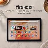 Amazon Fire HD 10 tablet, built for relaxation, 10.1" vibrant Full HD screen, octa-core processor, 3 GB RAM, latest model (2023 release), 64 GB, Black