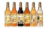 Jordan's Skinny Syrups Sugar Free Coffee Syrup, Vanilla, Salted Caramel, Hazelnut, Mocha, Butter Toffee, and Caramel Syrups, Zero Calorie Flavoring, 25.4 Fl Oz (Pack of 6), Sampler Variety Pack