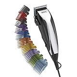 Wahl Home Haircutting Corded Clipper Kit with Adjustable Taper Lever, and 10 Color Coded Guards for Easy Clipping & Trimming - Model 79722