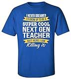 Next Gen Teacher T-Shirt Appreciation Gifts Royal M