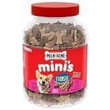 Milk-Bone Mini's Flavor Snacks Dog Treats, 36 Ounce Crunchy Texture Helps Reduce Tartar