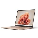 Microsoft Surface Laptop Go 3 (2023) - 12.4" Touchscreen, Thin & Lightweight, Intel Core i5, 8GB RAM, 256GB SSD SSD, with Windows 11, Sandstone Color Copilot