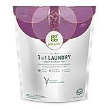 Grab Green 3-in-1 Laundry Detergent Pods, 60 Count, Lavender Vanilla Scent, Plant and Mineral Based, Superior Cleaning Power, Stain Remover, Brightens Clothes