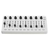 summina MIDI Controlle Midi Mixer Midi Foot Controller USB MIDI Controller Mixer with 43 Buttons 8 Knobs 8 Push Buttons BT Connection Battery/Type-C Power Supply Mini Midi Keyboard