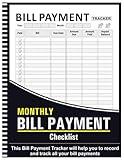 Bill Tracker Notebook: Monthly Bill Payment Checklist - 8.5" x 11" 100+ Pages