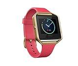 Fitbit Blaze Special Edition, Gold, Pink, Small (US Version) (Renewed)