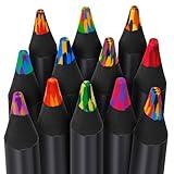 Stocking Stuffers for Kids, 12 Colors Rainbow Pencils, Valentines Day Gifts for Kids Adults, Teens Birthday Party Art Supplies, Chriatmas Gifts for Teenagers, Easter Basket Stuffers, Pre-sharpened