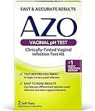 AZO Vaginal pH Test Kit, Clinically-Tested Vaginal Infection Test Kit, FSA/HSA Eligible, Fast & Accurate Results, from The #1 Most Trusted Urinary Health Brand, 2 Self-Tests