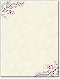 Cherry Blossoms Stationery Paper - 80 Sheets