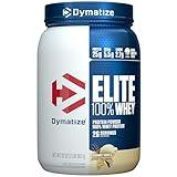 Dymatize Elite 100% Whey Protein Powder, L-Leucine, Quick Absorbing & Fast Digesting for Optimal Muscle Recovery, Gourmet Vanilla, 32 Oz