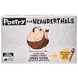 Exploding Kittens Presents Poetry for Neanderthals - Family Card Game for Adults, Teens & Kids - Competitive Word Guessing Family Games, Ages 7 and Up - Includes 200 cards and a 2-foot inflatable club