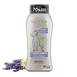 Wahl USA 4-in-1 Calming Pet Shampoo for Dogs – Cleans, Conditions, Detangles, & Moisturizes with Lavender Chamomile - Pet Friendly Formula - 24 Oz - Model 820000A