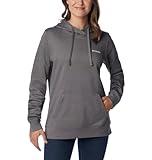 Columbia Women's Trek Graphic Hoodie, City Grey Heather, 2X