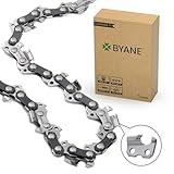 BYANE Carbide Chainsaw Chain 16 Inch, 3/8" LP Pitch, 043" Gauge, 56 Drive Links, Gifts for Men, Father's Day Gifts for Dad, Fits Milwaukee M18, Dewalt and More, R56 (1 Chain).