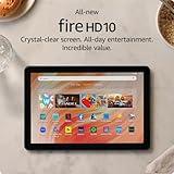 Certified Refurbished Amazon Fire HD 10 tablet, built for relaxation, 10.1" vibrant Full HD screen, octa-core processor, 3 GB RAM, latest model (2023 release), 32 GB, Black