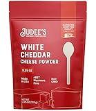 Judee’s White Cheddar Cheese Powder 11.25oz - 100% Non-GMO, rBST Hormone-Free - Gluten-Free & Nut-Free - Made from Real Cheddar Cheese - Made in USA - Great in Dips, Sauces, and Baked Goods