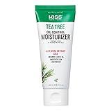 Kiss New York Face Moisturizer Tea Tree Oil Control Anti-Shine Facial Moisturizer, Korean Skin Care For Normal to Oily Skin, Lightweight Formula 3.38 Fl Oz