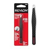 Revlon Expert Eyebrow Hair Removal Tweezer, Tweezers for Men, Women & Kids, Stainless Steel