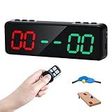 LUCKY TIME Score Keeper Battery Powered Cornhole Scoreboard with Mini Remote Portable Digital Scoreboard with Magnetic for Leisure Sports or Game Room Pickleball Bocce Toss Games