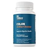 Dr. Tobias Colon 14 Day Cleanse, Advanced Gut Cleanse Detox for Women & Men with Cascara Sagrada, Psyllium Husk & Senna Leaf, Non-GMO Colon Cleanse, 28 Capsules 1-2 Daily